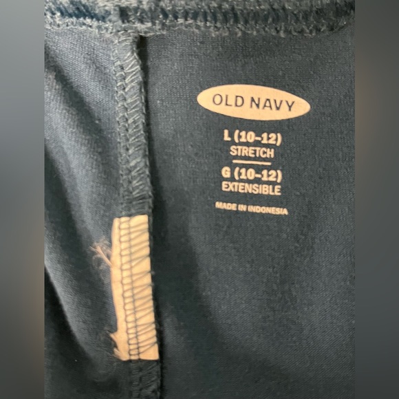 Old Navy Navy Blue Biker Shorts with Blueberry Print, Kids size 10-12 Large - Picture 4 of 4